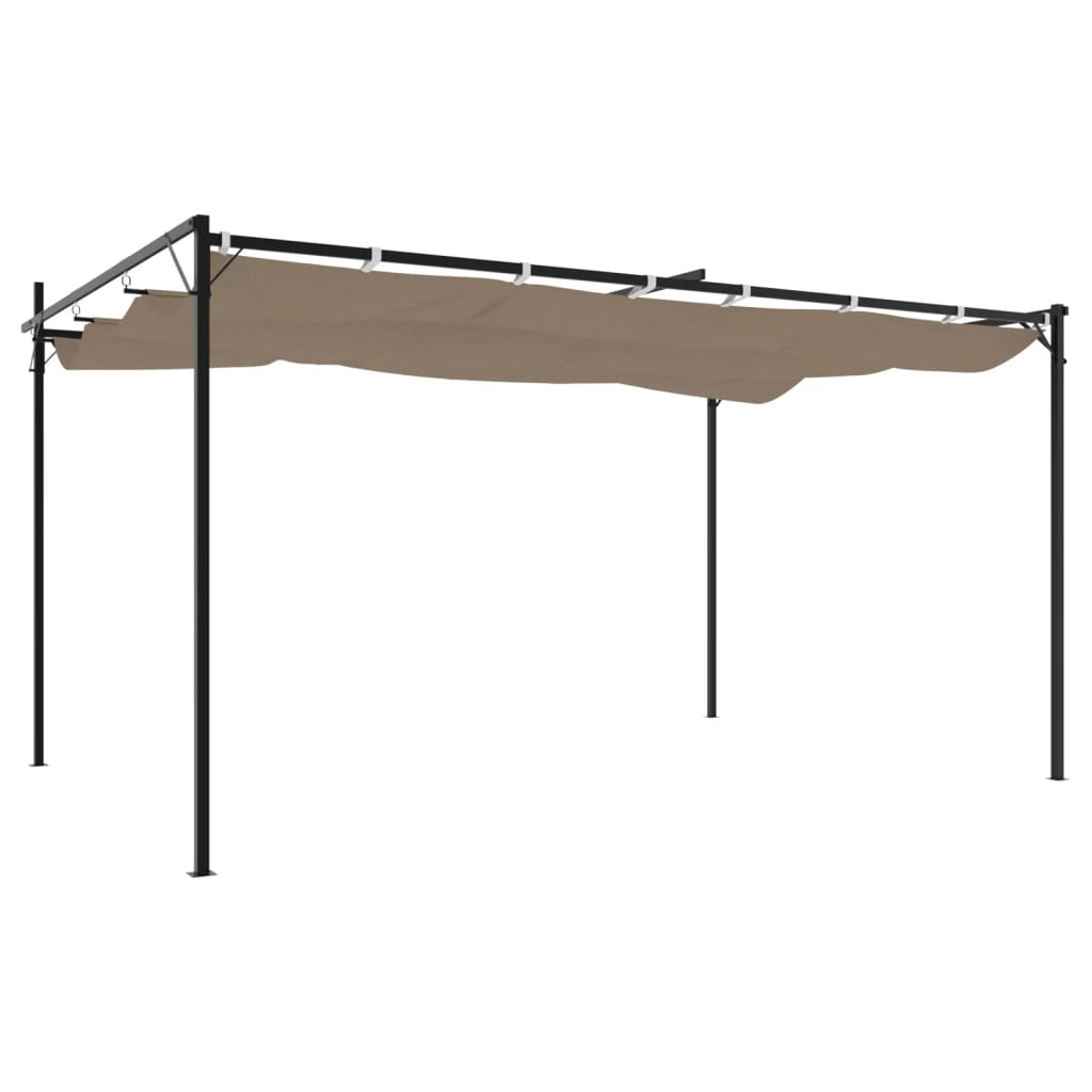Pergola Mit Schiebedach 395X292X230 Cm