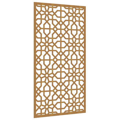 Garten-Wanddeko 105X55 Cm Cortenstahl Maurisches Design
