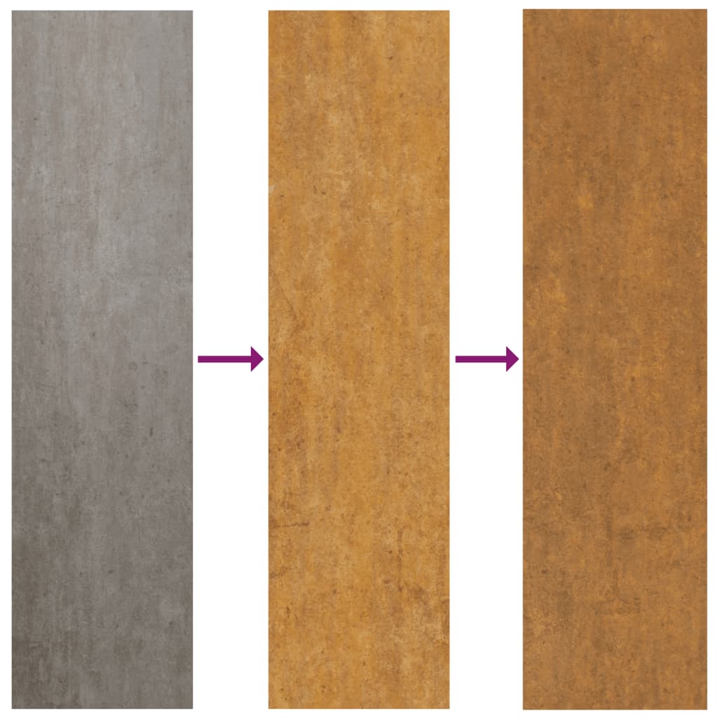 Garten-Wanddeko 105X55 Cm Cortenstahl Maurisches Design
