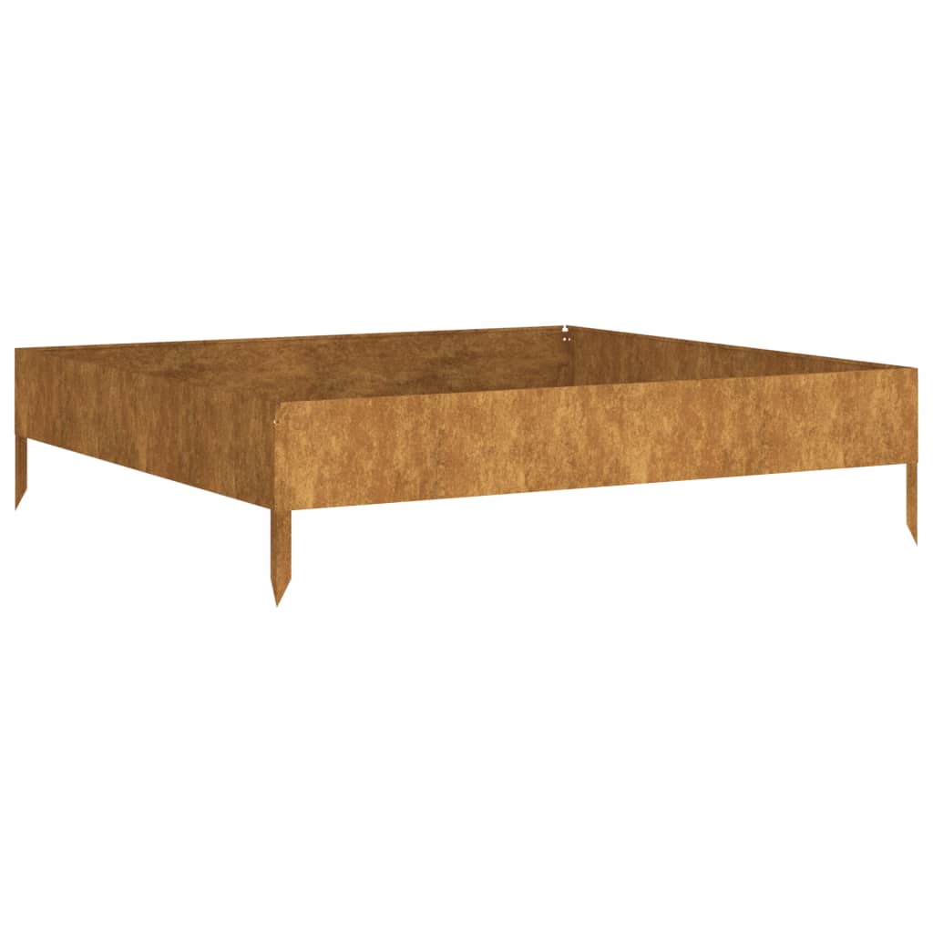 Hochbeet 100X100X26 Cm Cortenstahl