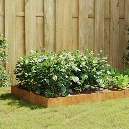 Hochbeet 100X100X26 Cm Cortenstahl