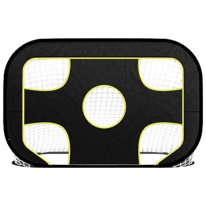 Fußballtor Mit Torwand 120X80X80 Cm Polyester