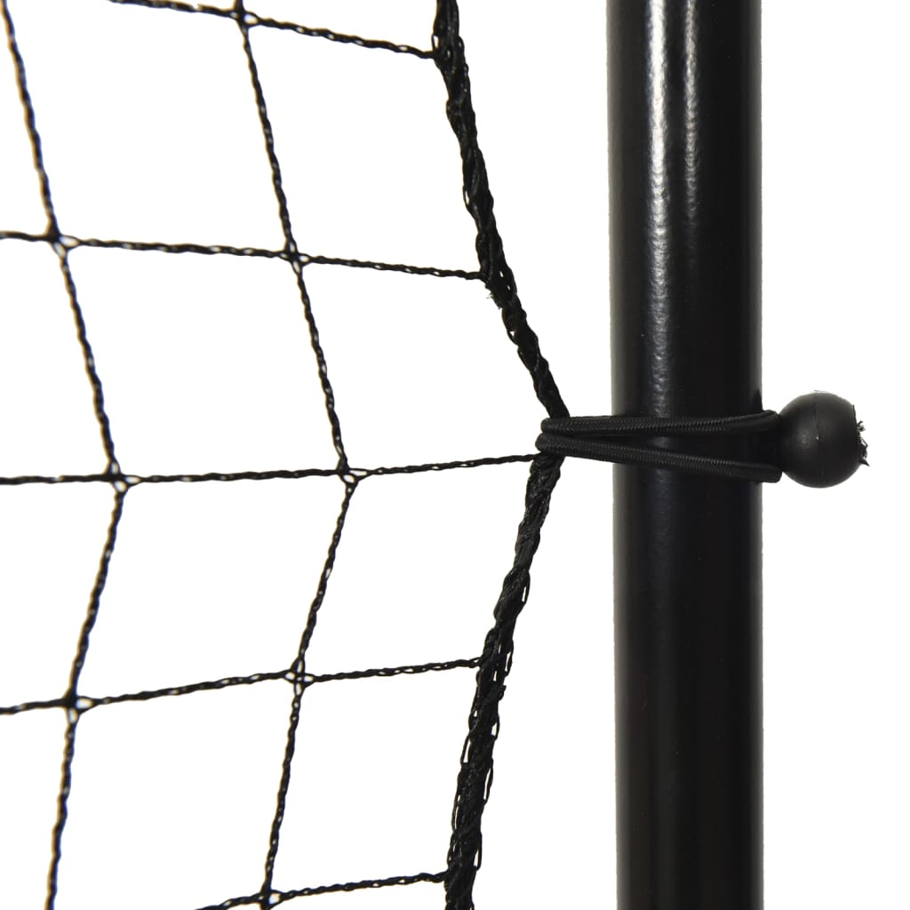 Fußball-Rebounder Schwarz 366X90X183 Cm Hdpe