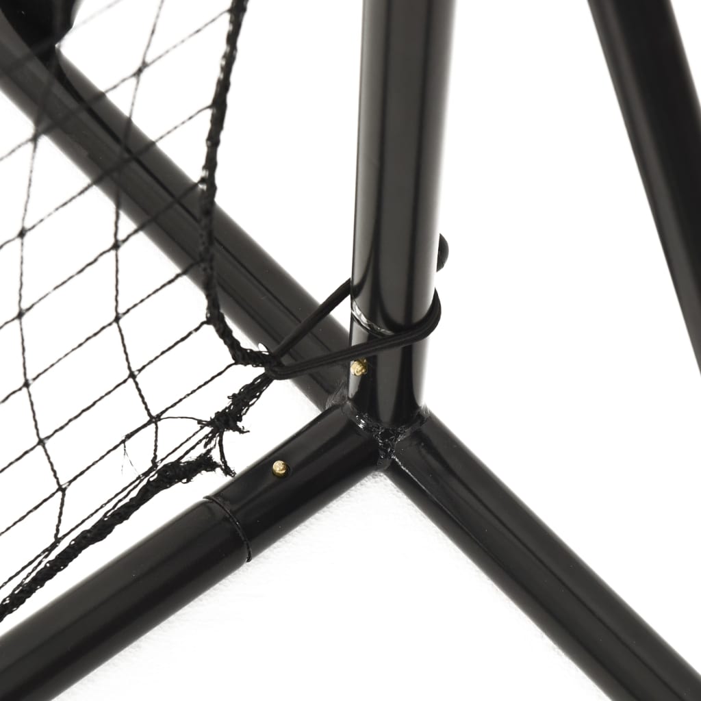 Fußball-Rebounder Schwarz 366X90X183 Cm Hdpe