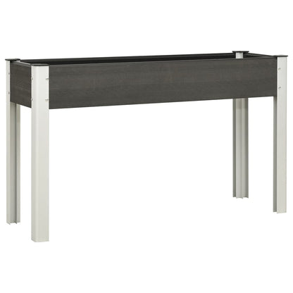 Garten-Hochbeet Wpc Grau