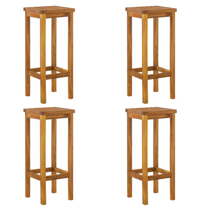 5-Tlg. Gartenbar-Set Massivholz Akazie