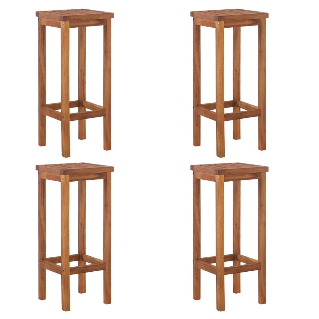 5-Tlg. Gartenbar-Set Massivholz Akazie