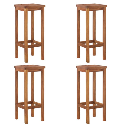 5-Tlg. Gartenbar-Set Massivholz Akazie