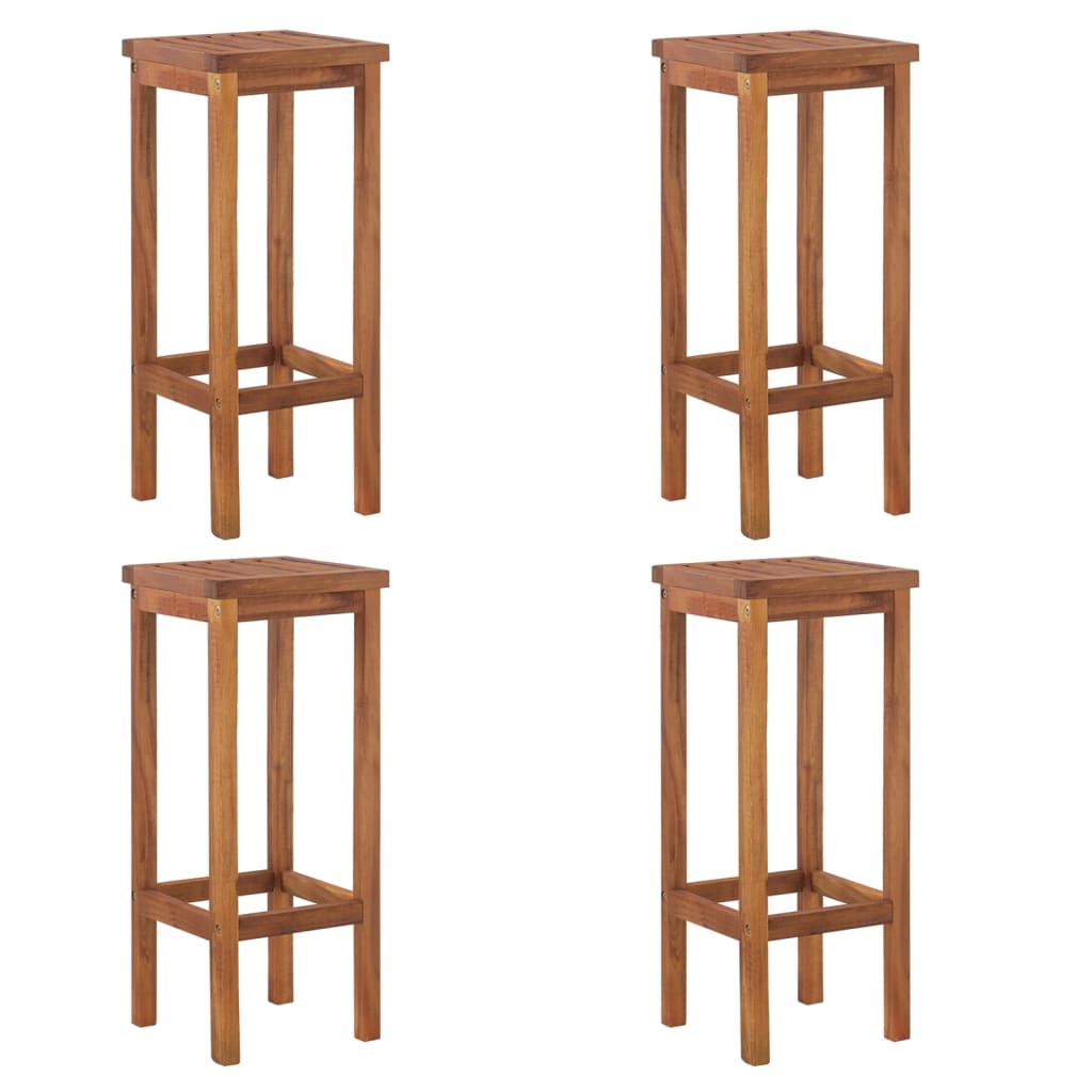 5-Tlg. Gartenbar-Set Massivholz Akazie