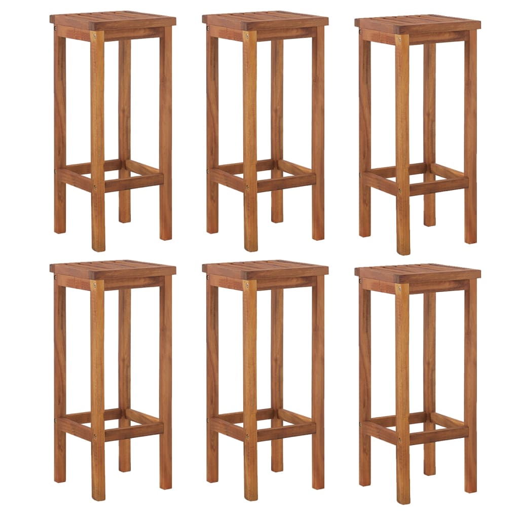 7-Tlg. Gartenbar-Set Massivholz Akazie