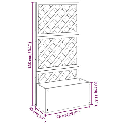 Blumenkästen Mit Rankgittern 2 Stk. Wpc