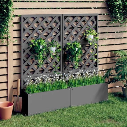 Blumenkästen Mit Rankgittern 2 Stk. Wpc