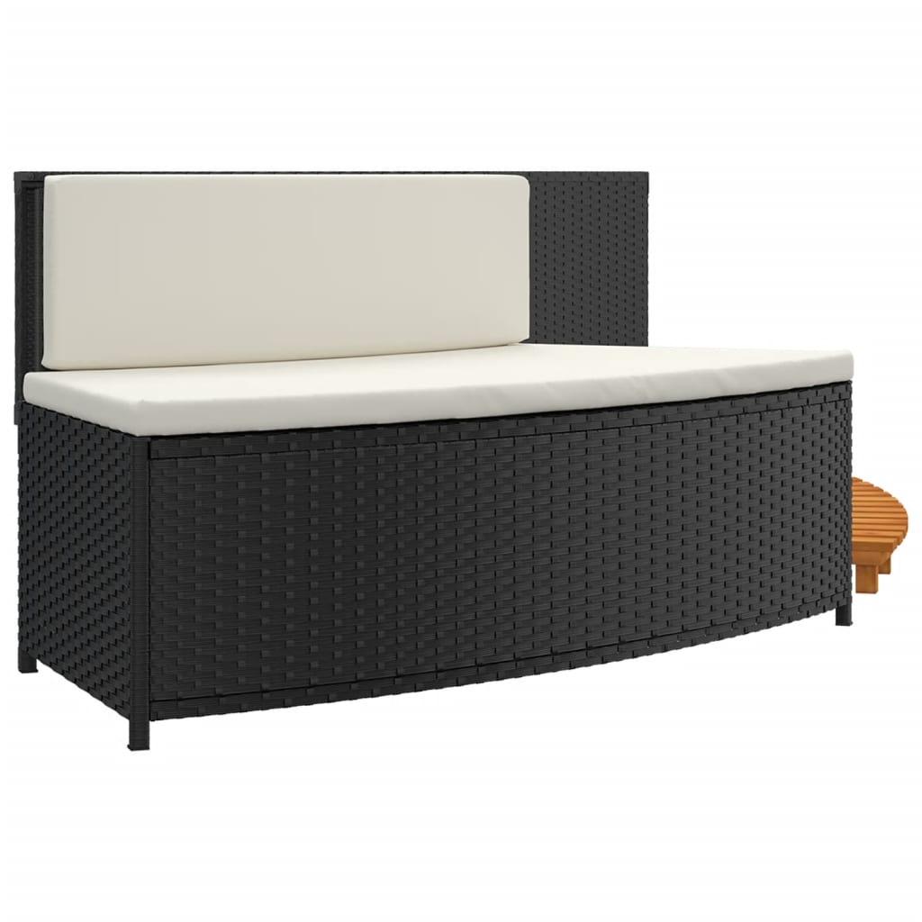 Whirlpool-Umrandung Poly-Rattan Und Massivholz Akazie