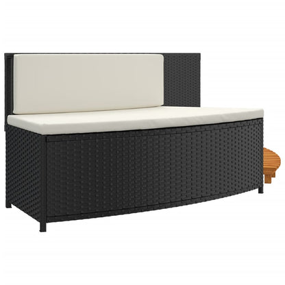 Whirlpool-Umrandung Poly-Rattan Und Massivholz Akazie