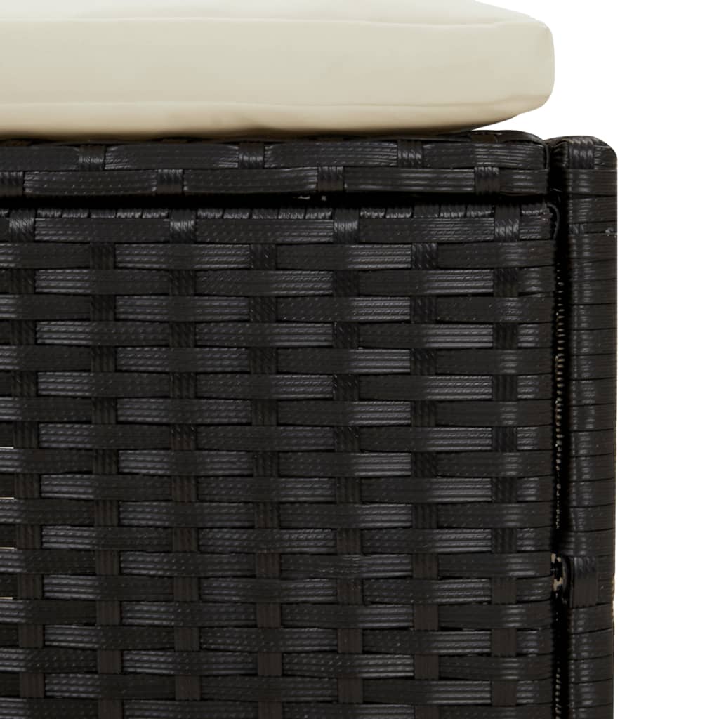 Whirlpool-Umrandung Poly-Rattan Und Massivholz Akazie