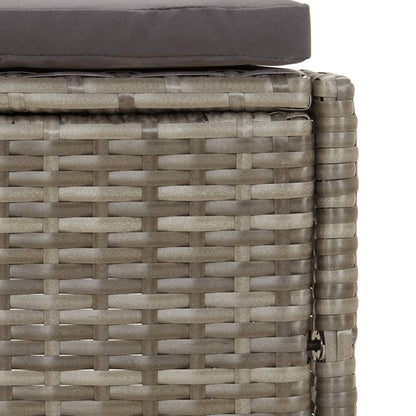Whirlpool-Umrandung Poly Rattan Und Massivholz Akazie