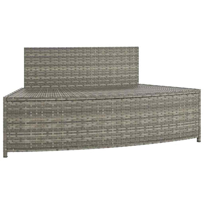 Whirlpool-Bänke Mit Auflagen 2 Stk. Poly Rattan