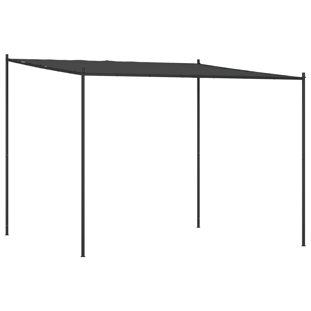 Pavillon Anthrazit 3X3 M 180 G/M² Stoff Und Stahl