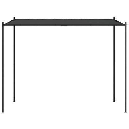 Pavillon Anthrazit 3X3 M 180 G/M² Stoff Und Stahl