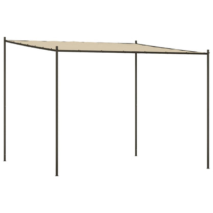 Pavillon Beige 3X3 M 180 G/M² Stoff Und Stahl
