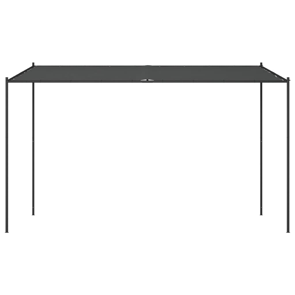 Pavillon Anthrazit 4X4 M 180 G/M² Stoff Und Stahl