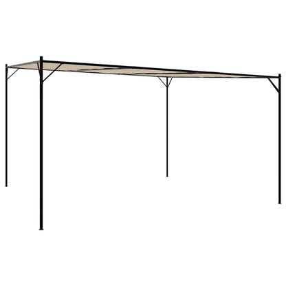 Pavillon Beige 4X4 M 180 G/M² Stoff Und Stahl