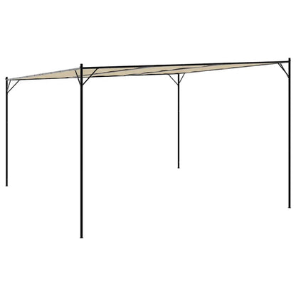 Pavillon Beige 4X4 M 180 G/M² Stoff Und Stahl