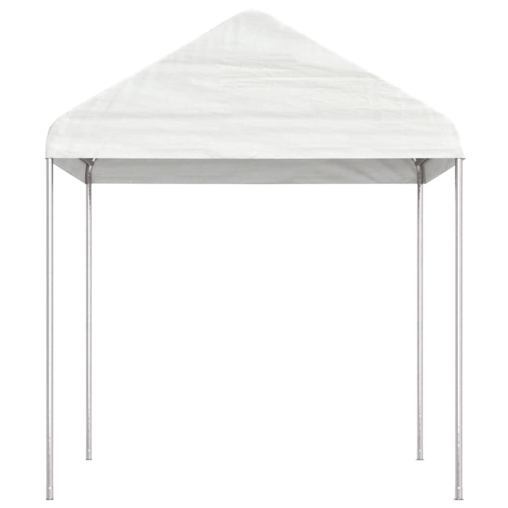 Pavillon Mit Dach Weiß 2,28X2,23X2,69 M Polyethylen