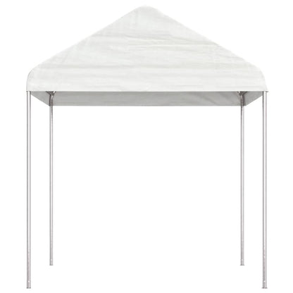 Pavillon Mit Dach Weiß 2,28X2,23X2,69 M Polyethylen