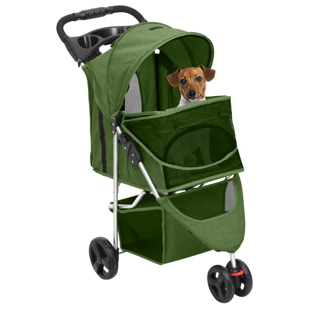 Hundewagen Faltbar 80X46X98 Cm Oxford-Gewebe