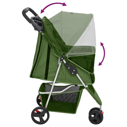 Hundewagen Faltbar 80X46X98 Cm Oxford-Gewebe