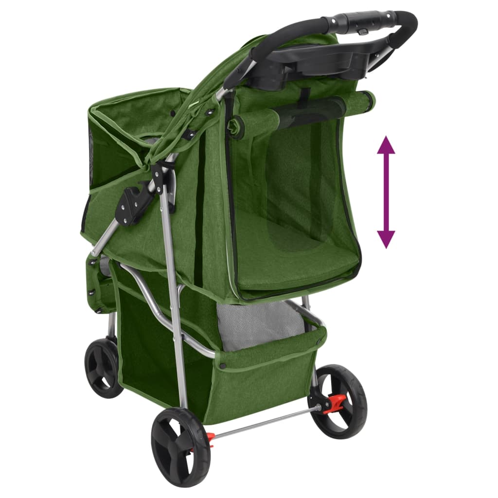 Hundewagen Faltbar 80X46X98 Cm Oxford-Gewebe