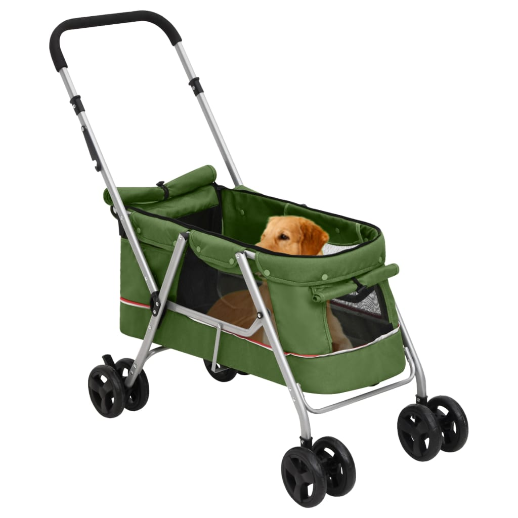 Hundewagen Faltbar 100X49X96 Cm Leinenstoff