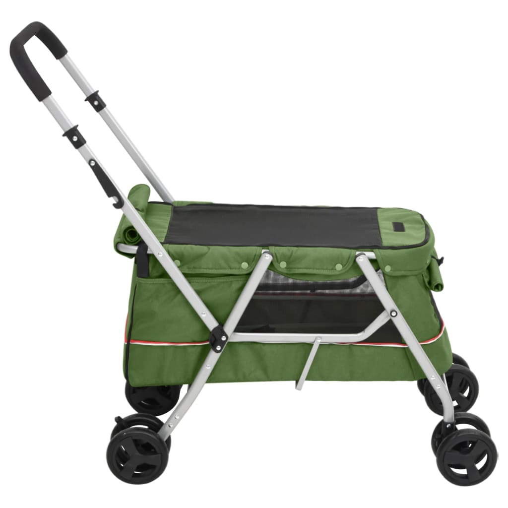 Hundewagen Faltbar 100X49X96 Cm Leinenstoff