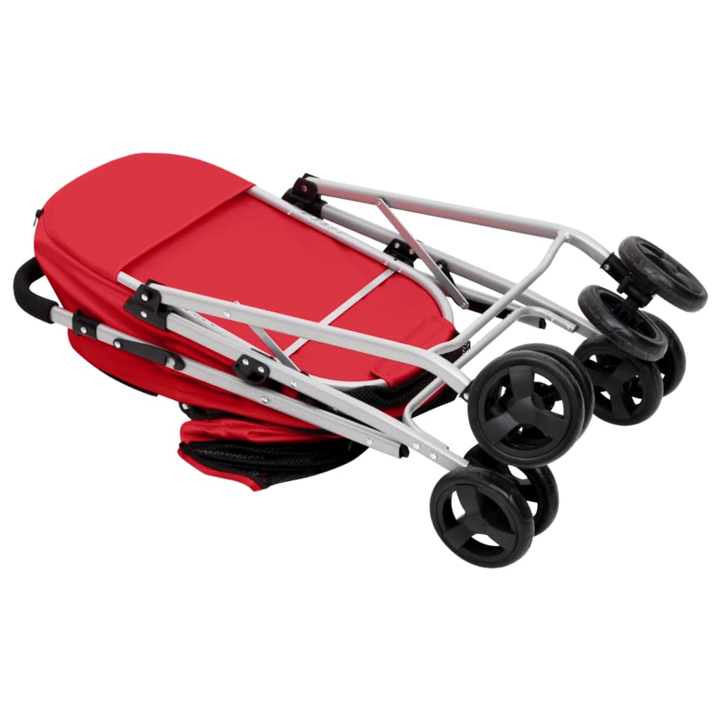 Hundewagen Für 2 Hunde Faltbar 83X48X97 Cm Oxford-Gewebe