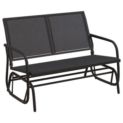 Garten-Schaukelbank 120,5X76X86,5 Cm Textilen & Stahl
