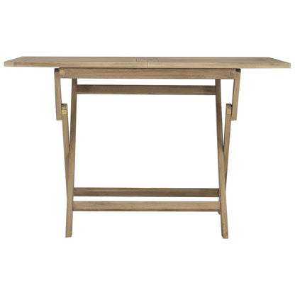Gartentisch Klappbar 120X70X75 Cm Massivholz Teak