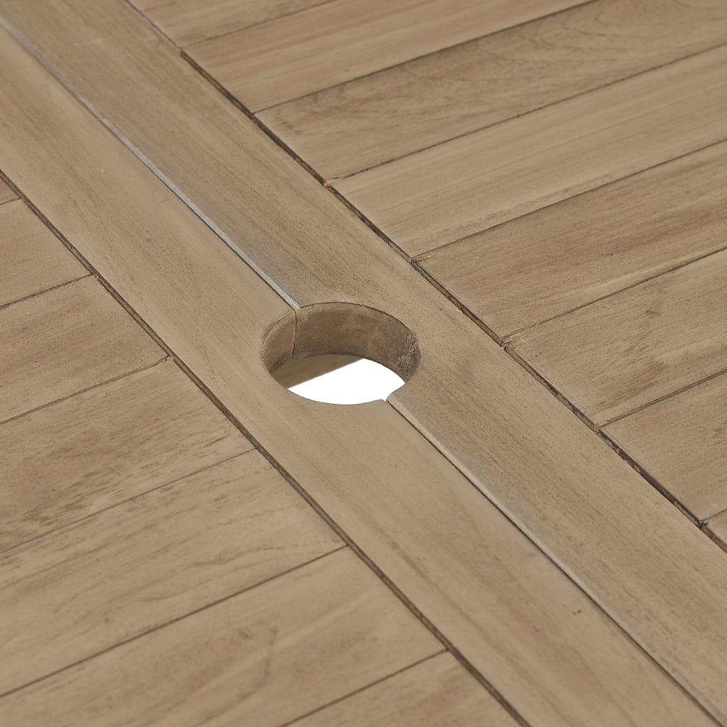 Gartentisch Klappbar 120X70X75 Cm Massivholz Teak