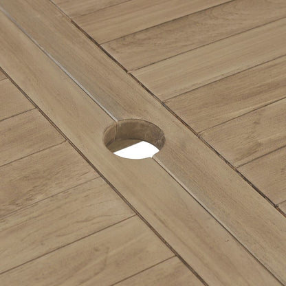 Gartentisch Klappbar 120X70X75 Cm Massivholz Teak