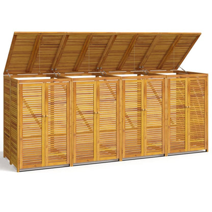 Mülltonnenbox Für 280X89X117 Cm Massivholz Akazie