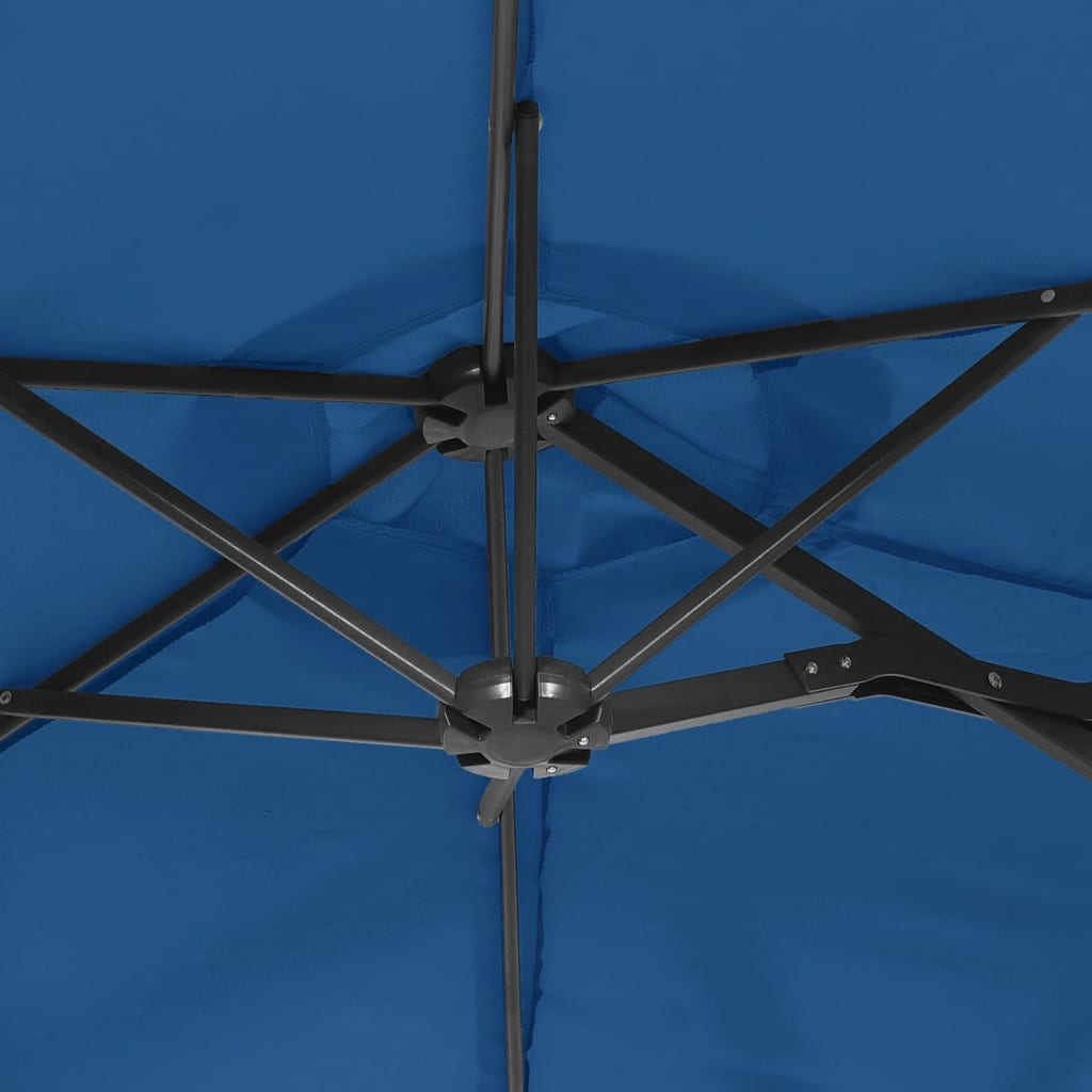 Doppel-Sonnenschirm Azur 316X145 Cm