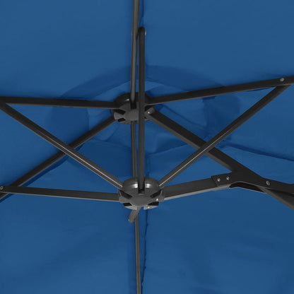 Doppel-Sonnenschirm Azur 316X145 Cm