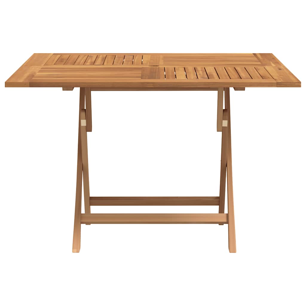 Gartentisch Klappbar 110X110X75 Cm Massivholz Teak