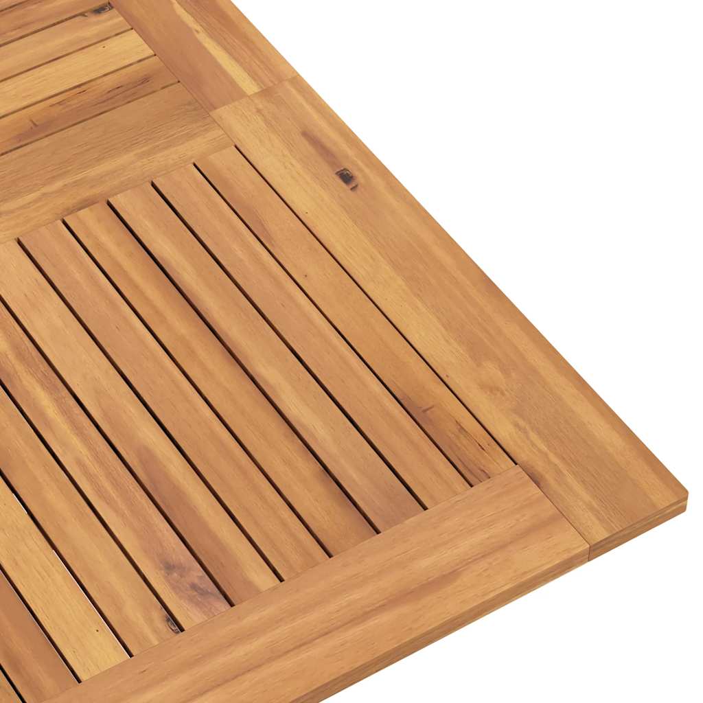 Gartentisch Klappbar 110X110X75 Cm Massivholz Teak