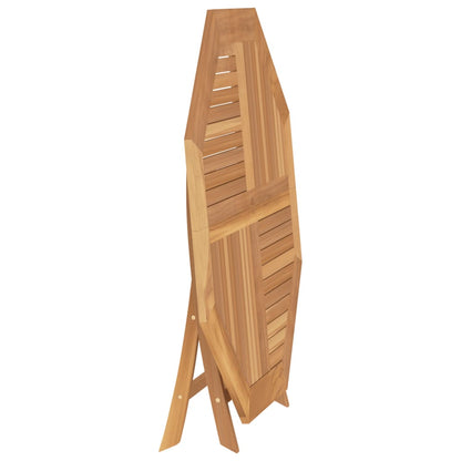 Gartentisch Klappbar 110X110X75 Cm Massivholz Teak