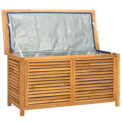 Gartenbox Mit Beutel Massivholz Teak