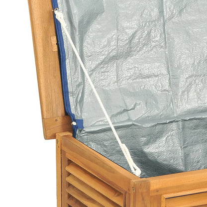 Gartenbox Mit Beutel Massivholz Teak