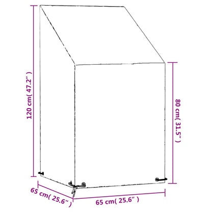 Abdeckung Für Gartenstuhl 8 Ösen Polyethylen