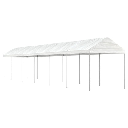 Pavillon Mit Dach Weiß 2,28X2,23X2,69 M Polyethylen