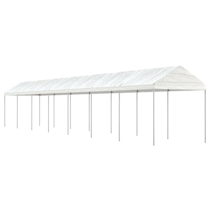 Pavillon Mit Dach Weiß 2,28X2,23X2,69 M Polyethylen